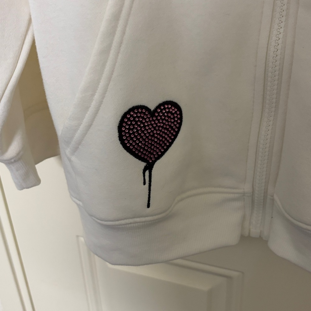 Hello Kitty White Hoodie with Pink and Black Accents - Picture 3 of 6